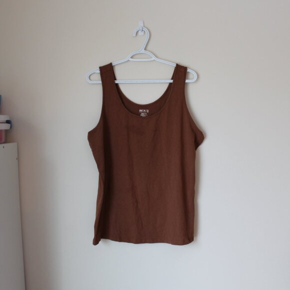 Ricki's XXL Brown Tank Top - Picture 1 of 3